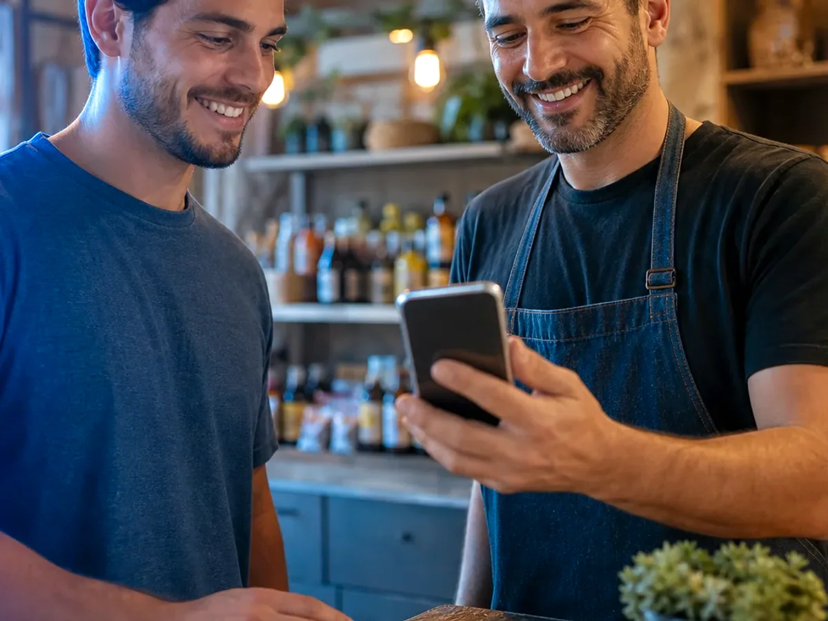Brand manager reviewing TikTok video view metrics on laptop