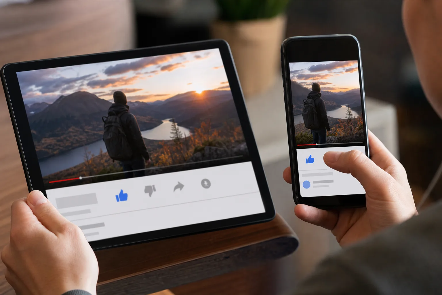 YouTube app engagement and growing social community